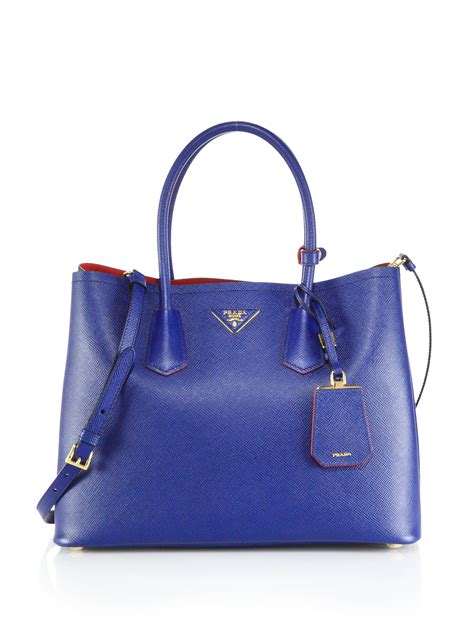 blue prada purse|prada saffiano blue.